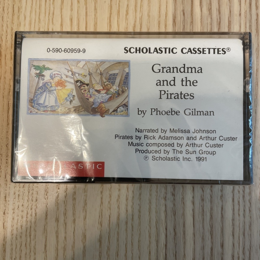 Scholastic‎ Cassette Grandma And The Pirates By Phoebe Gilman